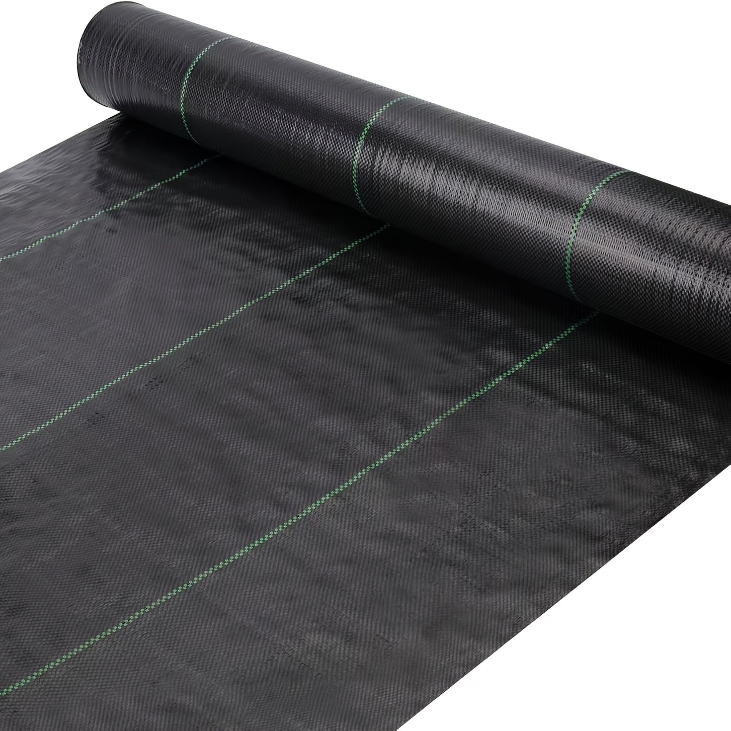 1-Roll Heavy-Duty Landscape Weed Barrier Landscape Cloth - Large 2.62x49.2ft Weed Suppressant Sheet, Durable Garden Groundcover for Weed Prevention, Soil Erosion Control, Driveways, Pathways, Flower Beds - Easy Installation O