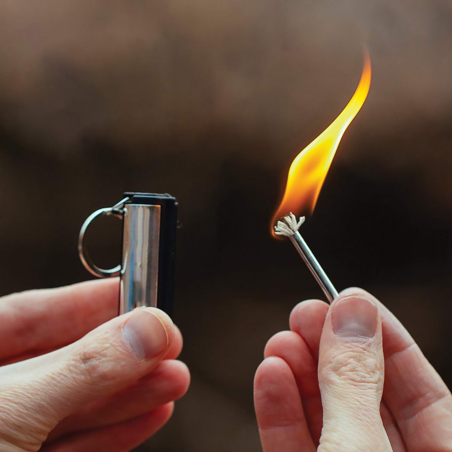 5-pack set Metal Match Flint Lighter, Permanent Match, Permanent Lighter, Emergency Lighter