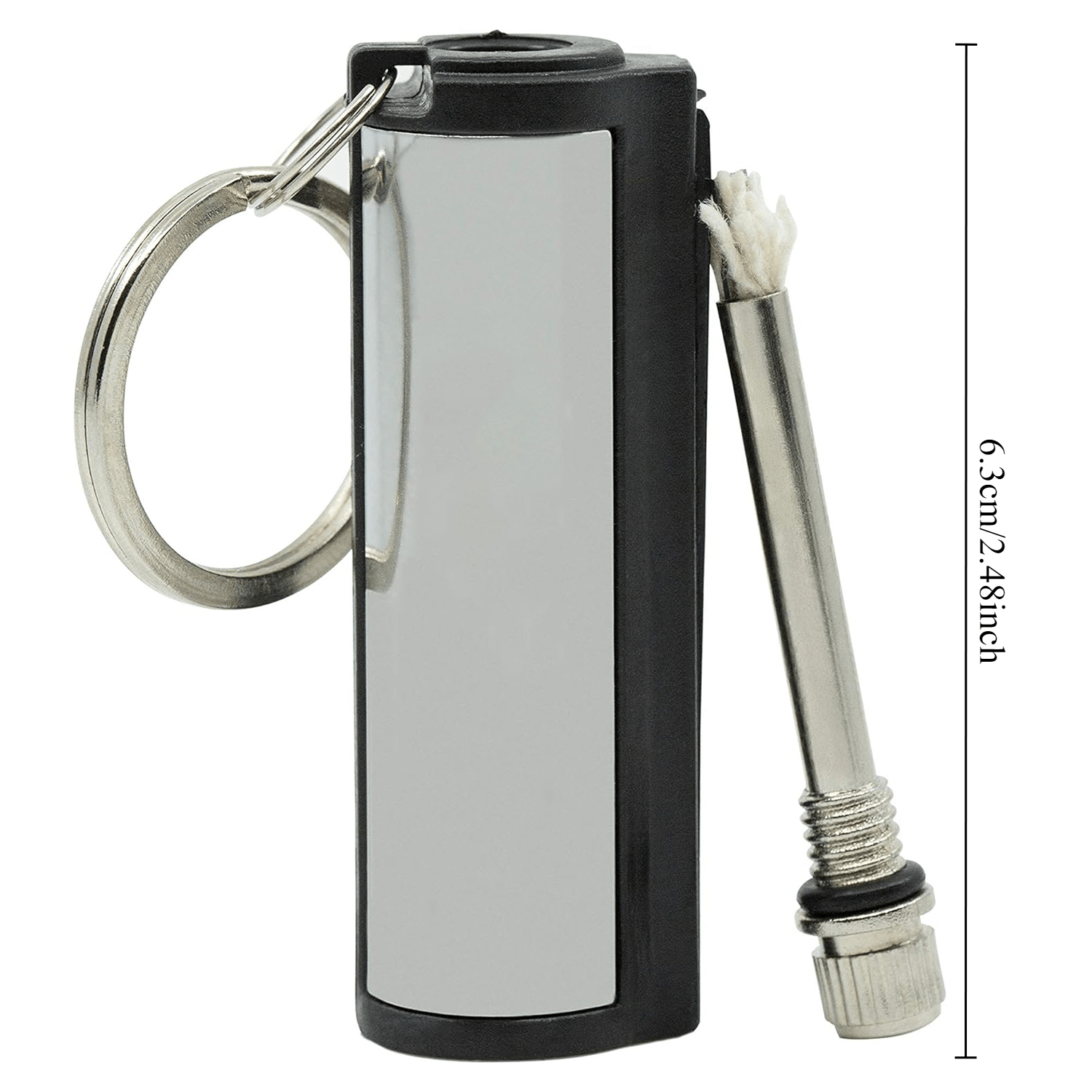 5-pack set Metal Match Flint Lighter, Permanent Match, Permanent Lighter, Emergency Lighter