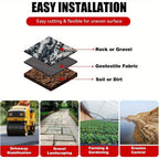 4ftx300ft Weed Barrier Landscape Fabric Heavy Duty