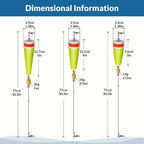 3 models/packs of fishing floats for fishing pine trout