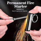 5 Pack Permanent Match Lights, Flint Metal Match Lights, Waterproof Emergency Survival Match Lights