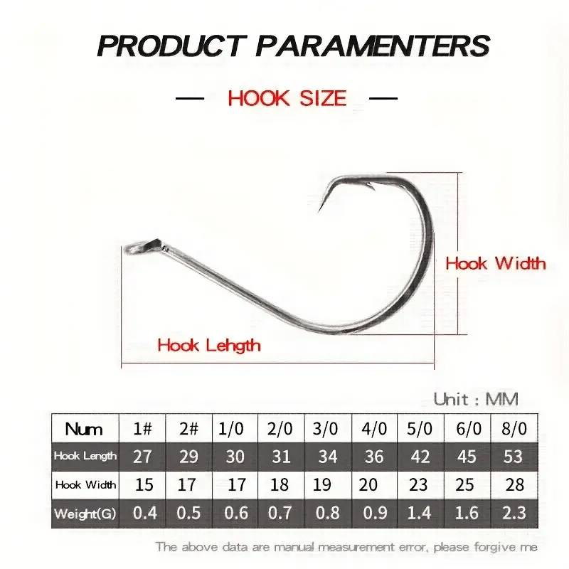 100-Piece Carbon Steel Fishing Hook Set