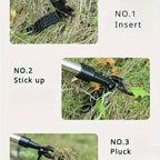 New Model Of Standing Manual Weed Remover With Three Sections, Uprooting Tool For Weeding
