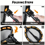 Floating Fishing, Rubber Coated Landing Net for Easy Catch & Release for Easy Transportation & Storage