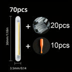 100pcs Luminous Float Sticks With Accessories - Night Fishing Supplies