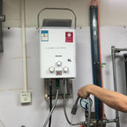 Portable Tankless Water Heater - 6L, 1.58GPM Propane, Overheat Protection