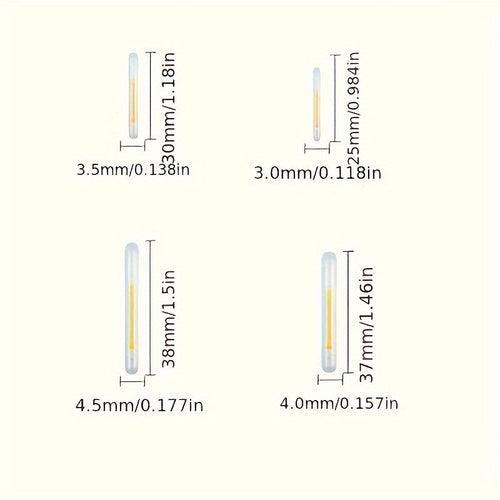 100pcs Luminous Float Sticks With Accessories - Night Fishing Supplies