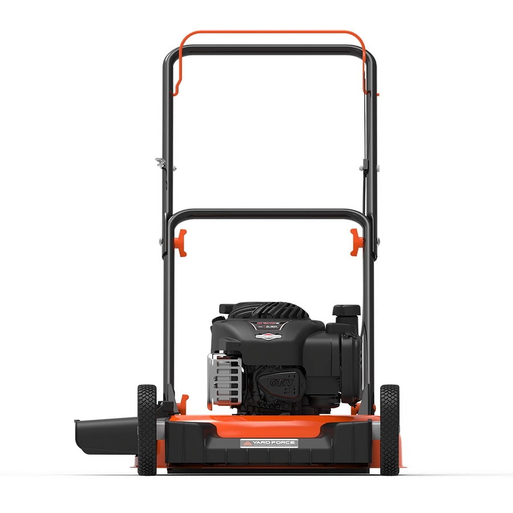 Gas Lawn Mower, 125cc Made in the USA Briggs & Stratton® e450 engine,  Adjustable Cutting Heights, 20" Cutting Path, 7" Wheels, TCI Ignition 2-year warranty