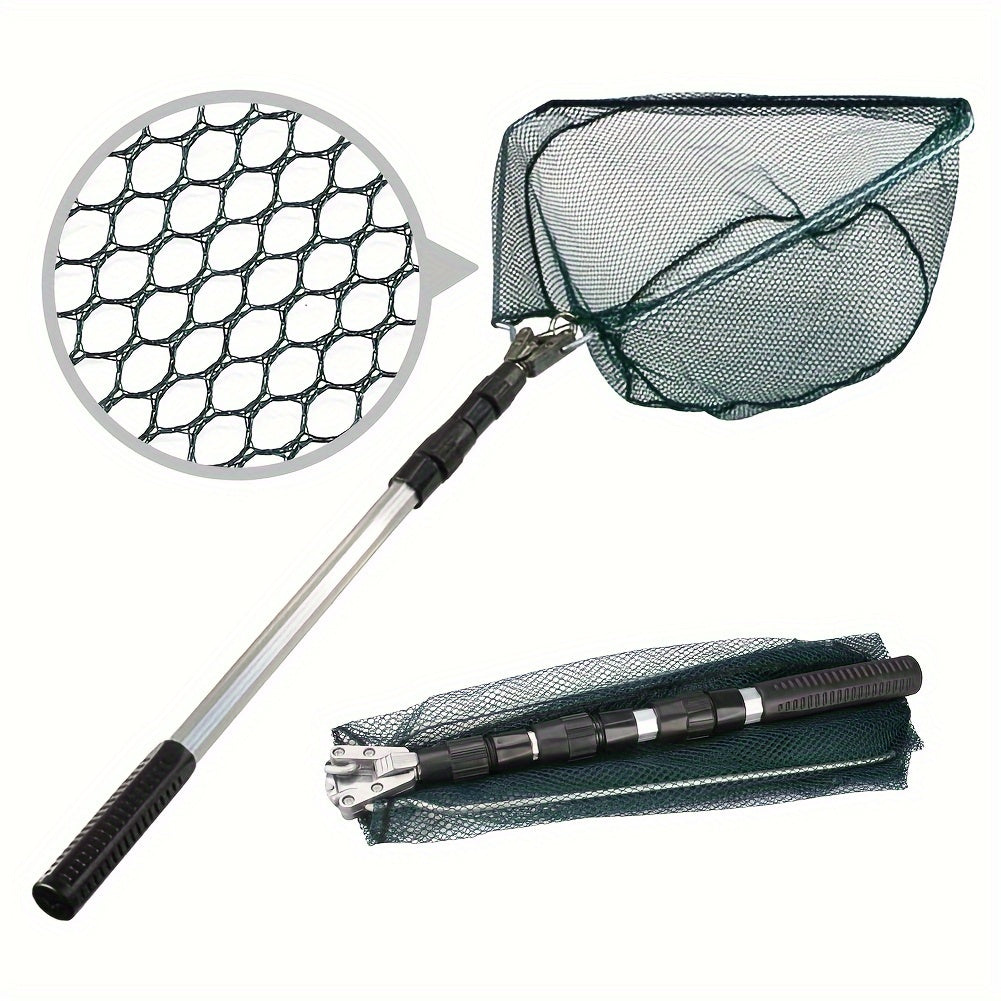 Durable Foldable Fish Net, Extend to 34-51Inches