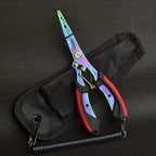 Multipurpose fishing pliers.