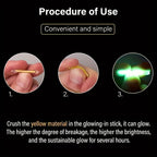100pcs Luminous Float Sticks With Accessories - Night Fishing Supplies