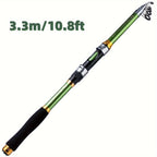 Sougayilang Telescopic Fishing Rods 1.8~3.3m Glass Fiber Spinning Rod