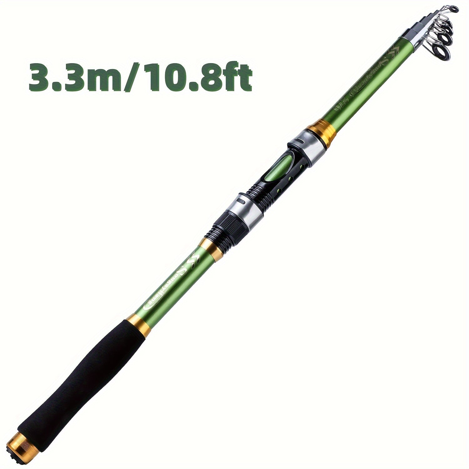 Sougayilang Telescopic Fishing Rods 1.8~3.3m Glass Fiber Spinning Rod