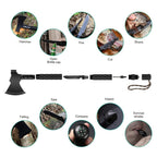 Camping Axe & Hatchet - Multitool Folding Axe with Hammer