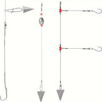 6/10pcs Pyramid Sinkers Fishing Weights Fishing Sinkers, available weights are 1oz, 2oz, 3oz, 4oz, 5oz, 6oz, 8oz