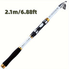 Sougayilang Telescopic Fishing Rods 1.8~3.3m Glass Fiber Spinning Rod