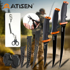 10pcs Stainless Steel Knife Set with Non-Slip Handles