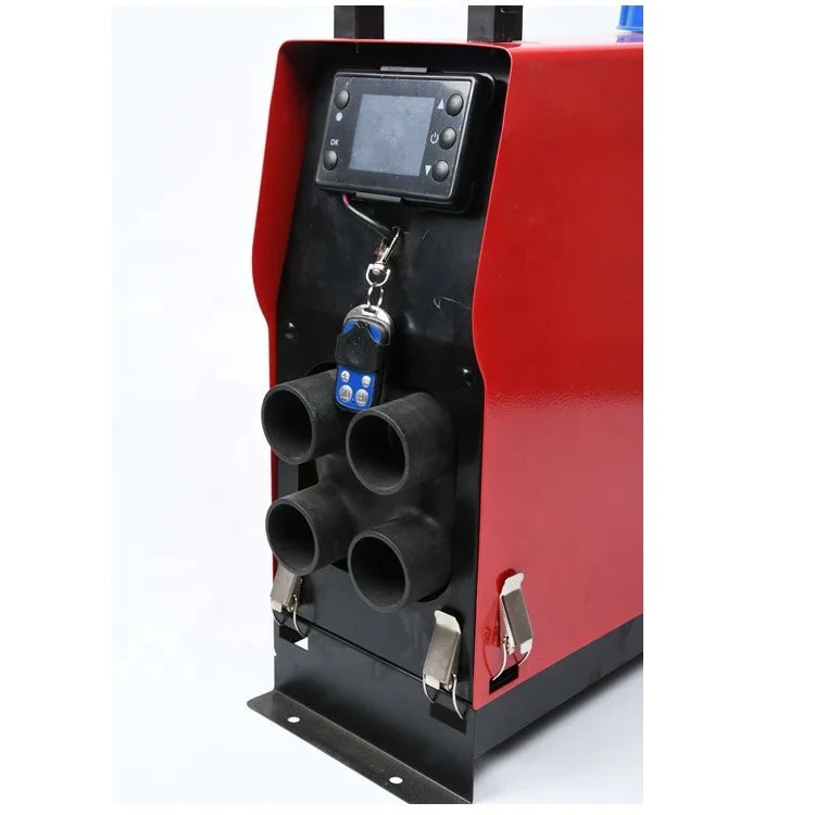 LCD Digital Remote Control JBC Heater 12V/24V 5KW All-in-One Diesel Air Parking Heater for Cars Trucks RVs-CE & RoHS Certified