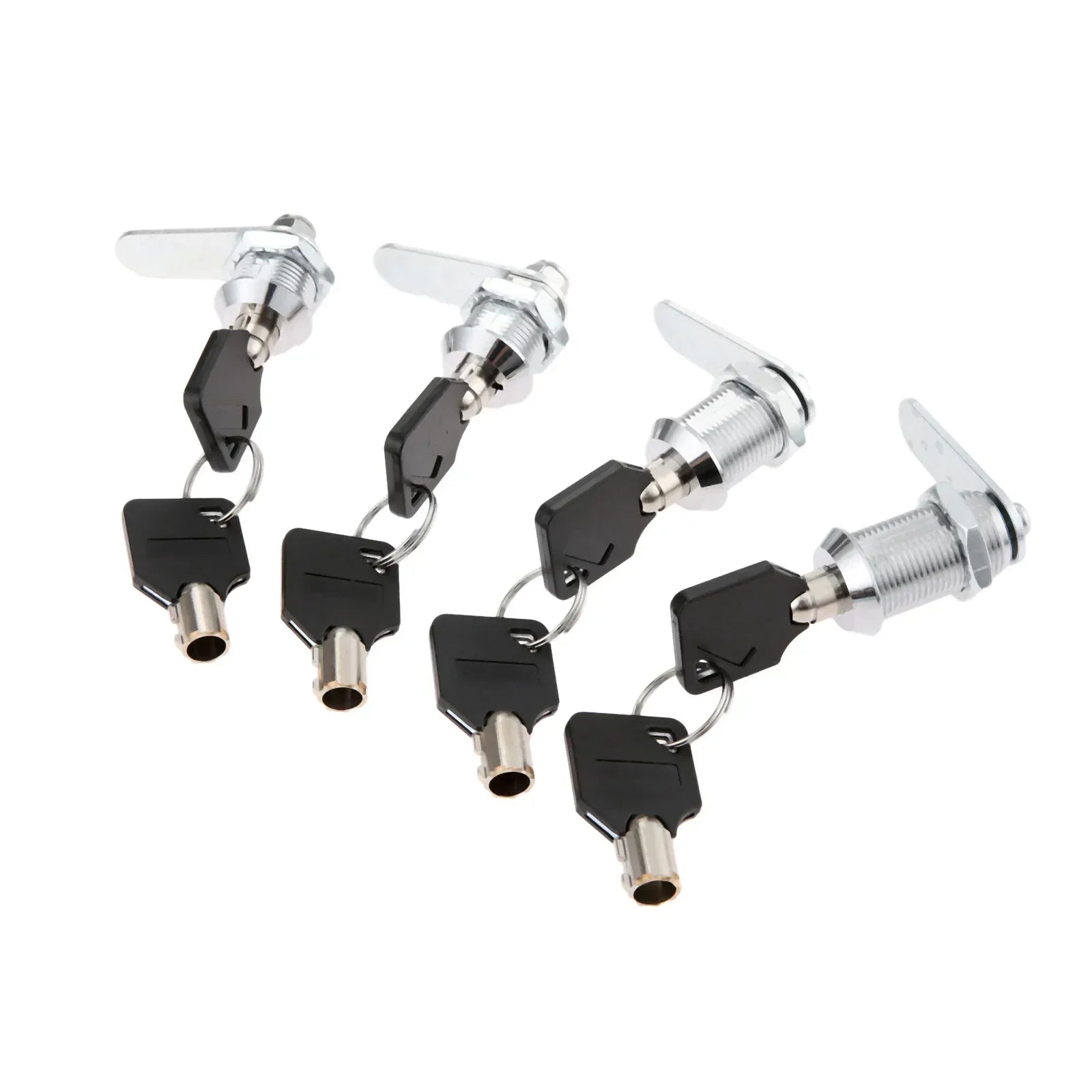 1Set Drawer Tubular Cam Lock For Door Mailbox Cupboard Cabinet  +Locking Plate Furniture Hardware 16/20/25/30mm with Alike Keys