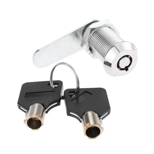 1Set Drawer Tubular Cam Lock For Door Mailbox Cupboard Cabinet  +Locking Plate Furniture Hardware 16/20/25/30mm with Alike Keys
