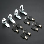 1Set Drawer Tubular Cam Lock For Door Mailbox Cupboard Cabinet  +Locking Plate Furniture Hardware 16/20/25/30mm with Alike Keys