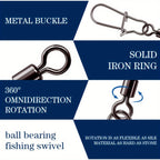 50/100pcs American Swivel Reinforced Pin