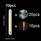 100pcs Luminous Float Sticks With Accessories - Night Fishing Supplies