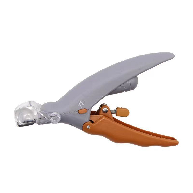 LED Light Pet Nail Clipper- Great For Trimming Cats & Dogs Nails & Claws, 5X Magnification That Doubles As A Nail Trapper