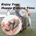 6/10pcs Pyramid Sinkers Fishing Weights Fishing Sinkers, available weights are 1oz, 2oz, 3oz, 4oz, 5oz, 6oz, 8oz